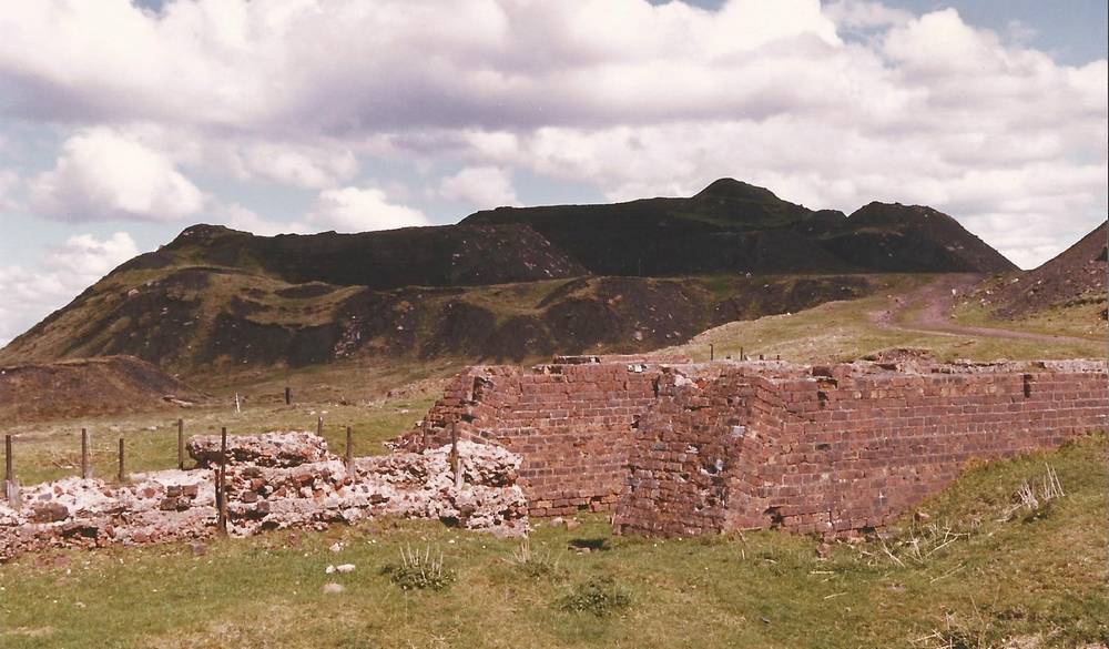 Bellfield Colliery remains in 1990