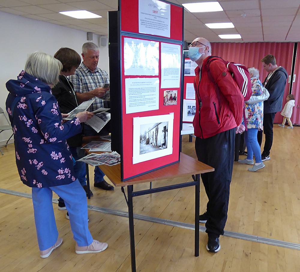 Visitors at the Exhibition