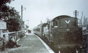Coalburn Station. Last passenger train: October 1965